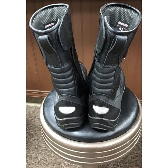 Tourmaster Hipora Motorcycle Boots Woman’s Black  SZ 43 Waterproof Boot main image 4